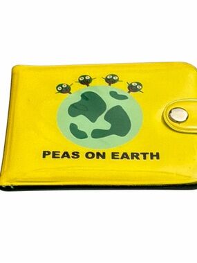 David & Goliath Peas on Earth Yellow Card & Key Holder